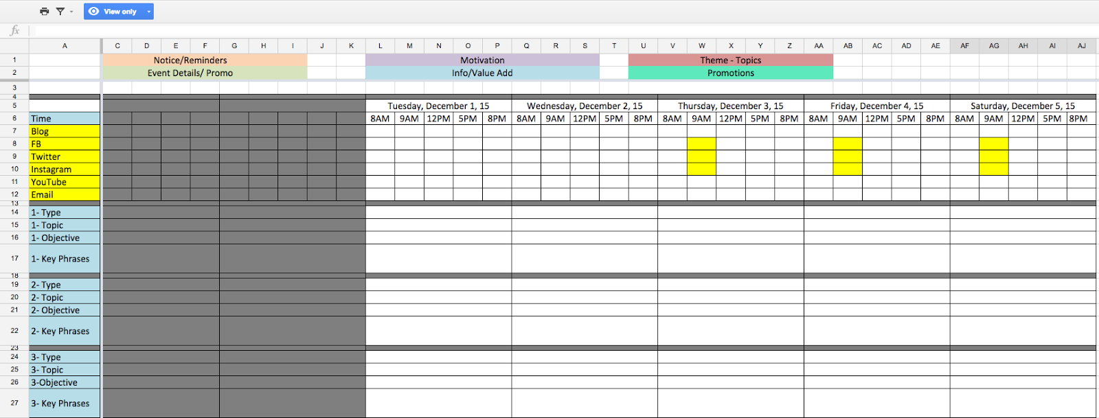 Media Planning Template Excel from learnleadgeneration.com