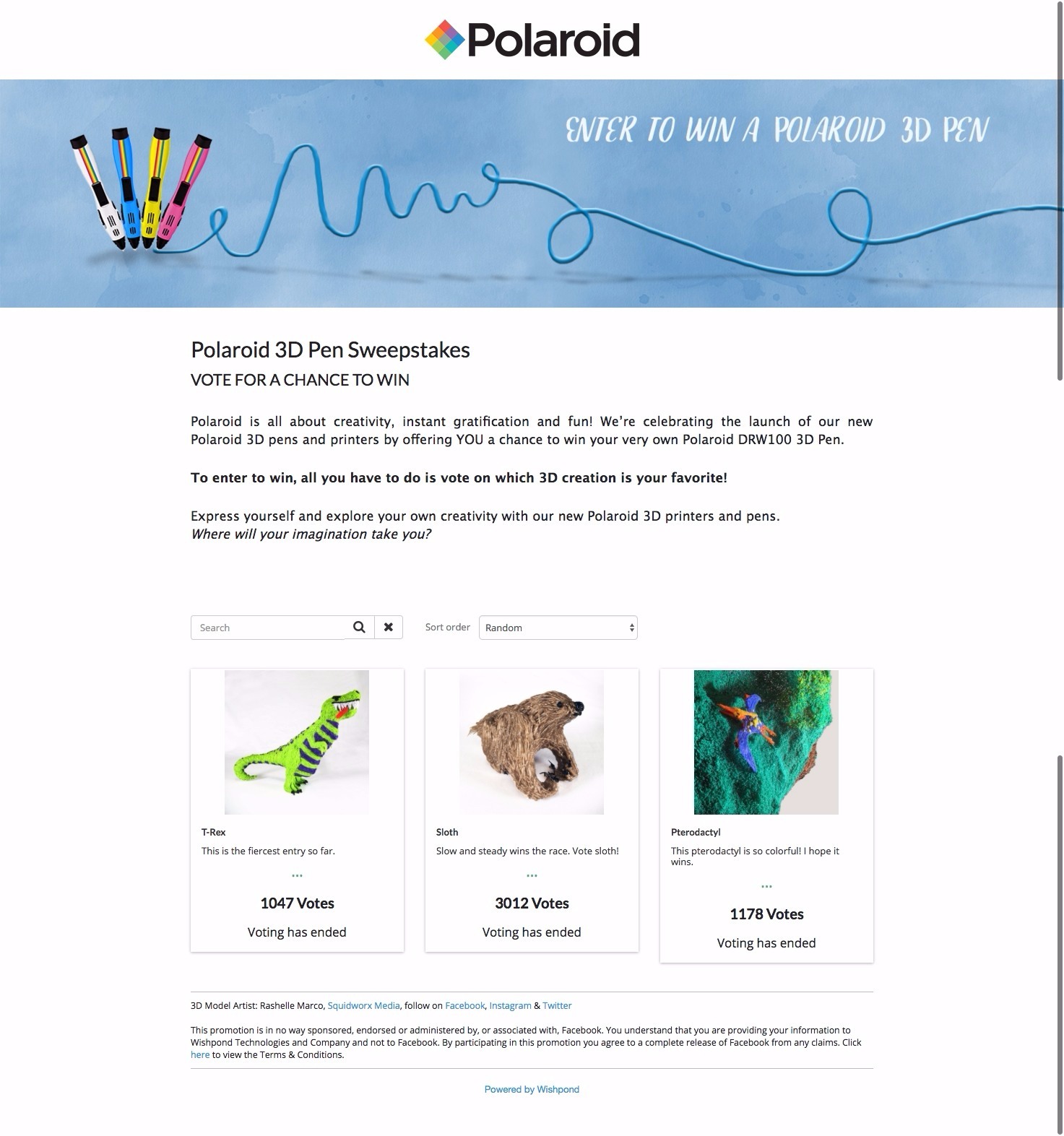 polaroid 3d pen giveaway
